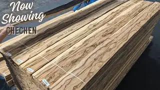 Beautiful Chechen wood veneer