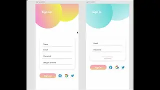 Adobe XD :Design & Prototype Sign In and Sign Up Form UI/UX Design 2020