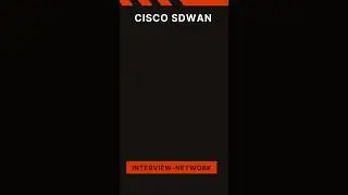 cisco sdwan scenario based questions answer #sdwan #shorts #shortsfeed #ciscosdwan