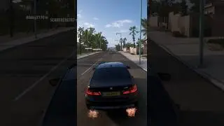 BMW M5 with anti lag turbo in Forza horizon 5 🔥 