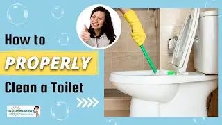 How to Properly Clean a Toilet #howto #cleaningtips #toiletcleaning