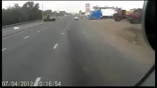 Жуткая авария! Повезло!