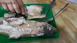 Baru pertama kali masak// serunding ikan sultan.