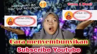 Cara Menyembunyikan Jumlah Subscribe Youtube | Gampang Banget Cuy 🔥