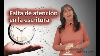 ¿Cómo se refleja la falta de atención en la escritura?