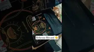 Behrouz Biryani 😋 #ytshorts #unboxing #tasty #food