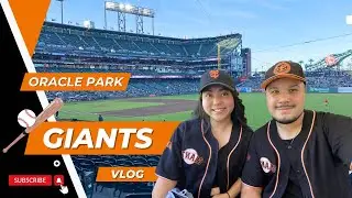 GIANTS Game Oracle Park! Start of the Season 2024-Merch and food VLOG! Giants Vs Nationals #giants