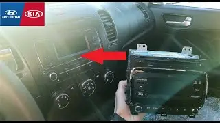Подробная замена магнитолы Kia cerato 3 yd KIA/Hyundai