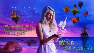 Oil Paint Effect In Photoshop : Princess In Anime Wonderland | Photoshop Manipulation Tutorial