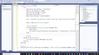 VB .Net and MySQL (MariaDB) - Part 2: Setting and coding connection