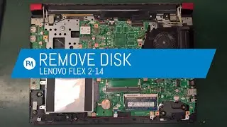 Lenovo Flex 2-14 (80FJCTO) - Remove Hard Disk (Disassembly)