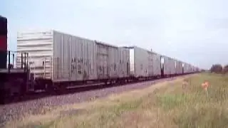 CNW 8646 leading an FXE eastbound