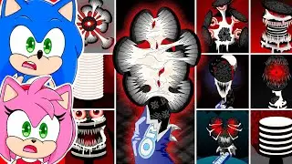 Sonic and Amy watch OREO Phase 1-2 VS Phase 3-4 VS Phase 5-12 VS Phase 13 in Incredibox Sprunki!