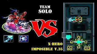 X-Hero Siege Imposible V.35 - Unique move of "Priestess of the moon"