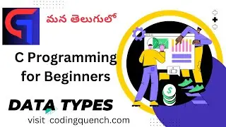 6. DATA TYPES  C Programming for Beginners, learn coding
