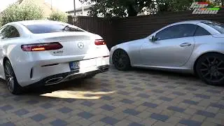 Mercedes E400 Coupe cold start - CarCaine