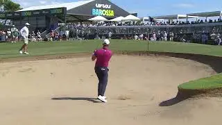 Great bunker shot holed by Jon Rahm in LIV Golf Adelaide 2025