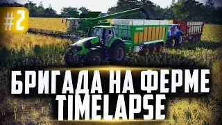 WORK OF THE TEAM IN MULTIPLAYER | FS19 TimeLaps # 2 | Farming Simulator 19 Time Laps