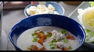 Rustic Blue Cheese Potato Soup