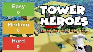 Taking On the Disaster Hotel •Tower Heroes• | Roblox