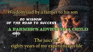 Wisdom said by a farmer to his son  20 wisdom of the road to success A farmer's advice to a child