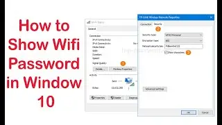 Show Saved Wifi Password in Window 10 | Show Wifi Password in Window 10 | Window 10 me wifi Password