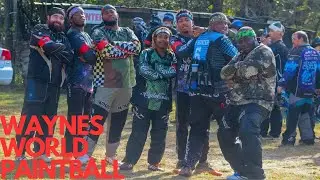 I PLAYED PAINTBALL IN THE WOODS...