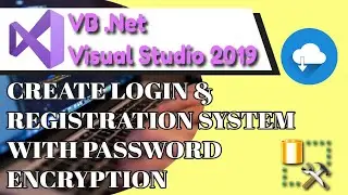 VB.Net tutorial | How to create Login and Registration with Password encryption. - Tagalog