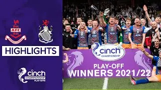 Airdrieonians 1-2 Queen's Park | cinch Championship Play-Off Final (2nd Leg) | Highlights