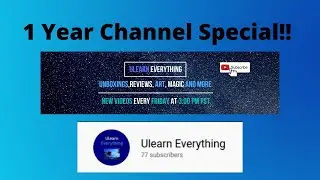 1 Year Channel Special