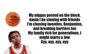YBN Cordae - Scotty Pippen Lyrics