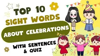 Top 10 Sight Words about Celebrations