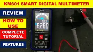 {811} Kaiweets KM601 Smart Digital Multimeter Review & Use
