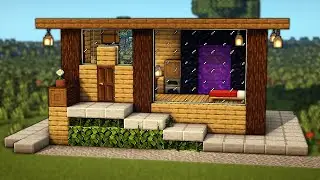 Minecraft tutorial wooden house easy