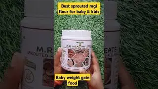 sprouted ragi flour | baby weight gain food | #kidweightgainfood #ragirecipe #babyfood #cerelac