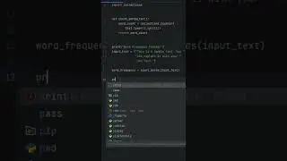 How to count occurences of words in a given text in Python