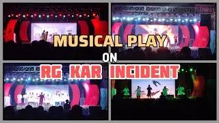 Musical play act on shameful incident in RG KAR medical college at BRDMC fest #kolkata #medicos
