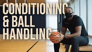At-Home Basketball Circuit | No Equipment Ball Handling Drills and Conditioning Workout