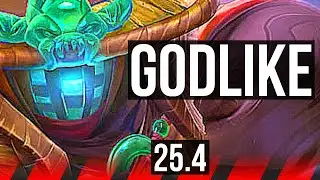 JAX vs NASUS (TOP) | Godlike, 11/3/4 | EUW Master | 25.4