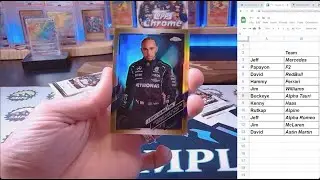 Mercedes GOD PACK! 2021 Topps Chrome Formula 1 - Lewis Hamilton & Toto!