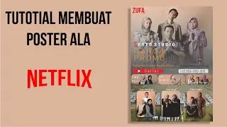 Cara Membuat Desain Poster ALA NETFLIX DENGAN CORELDRAW/Untuk PEMULA dan MAHIR - ZUFA Desain