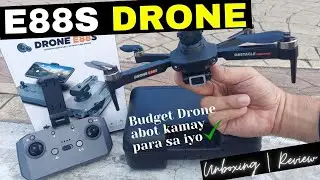 E88S MINI DRONE   Unboxing | Review ( Filipino/Tagalog )