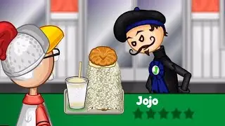 giving jojo 10,000 servings of mayo on papa's cluckeria because he's not wally