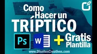 🔴 ¿Qué es y Como Crear un 𝗧𝗥𝗜𝗣𝗧𝗜𝗖𝗢 en Photoshop + (Plantilla GRATIS) ⫷