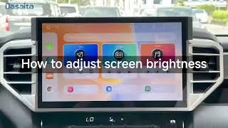 How to adjust screen brightness | Dasaita Head unit | Part 16
