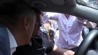 Мер Полтави Мамай збив і прокотив на капоті депутата Шамоту