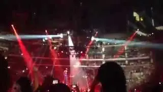 Beyonce on stage at the BET Experience
