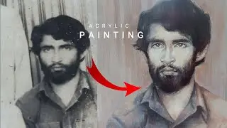 I Created This Old Photo Into Painting 🔥❤️