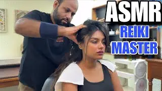 Asmr deep tissue head massage therapy by Reiki master 😌 sensorial Massage 💆‍♂️ 💆‍♀️ , sleep therapy