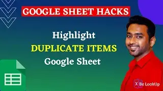 Google Sheets - Highlight Duplicate Data ✅ | Conditional Formatting Custom Formula | COUNTIF